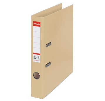 Segregator z mechanizmem A4 50mm ESSELTE No1 Power PP kol. kawowy [218690]