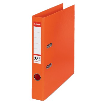 Segregator z mechanizmem A4 50mm ESSELTE No1 Power PP kol. pomarańczowy [811440]