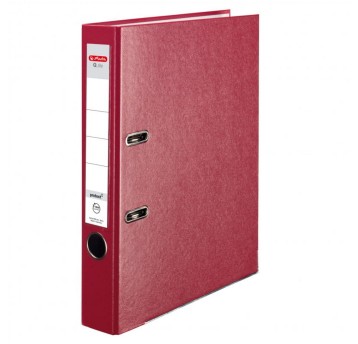 Segregator z mechanizmem A4 50mm HERLITZ Q.FILE PP kol. czerwony [11167491]