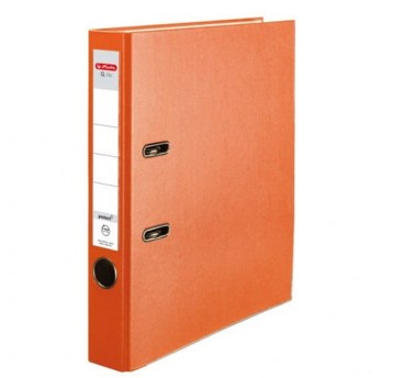 Segregator z mechanizmem A4 50mm HERLITZ Q.FILE PP kol. pomarańczowy [11178977]
