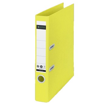 Segregator z mechanizmem A4 50mm LEITZ RECYCLE karton kol. żółty [10190015]