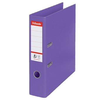 Segregator z mechanizmem A4 75mm ESSELTE No1 Power PP kol. fioletowy [811530]
