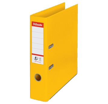 Segregator z mechanizmem A4 75mm ESSELTE No1 Power PP kol. żółty [811310]