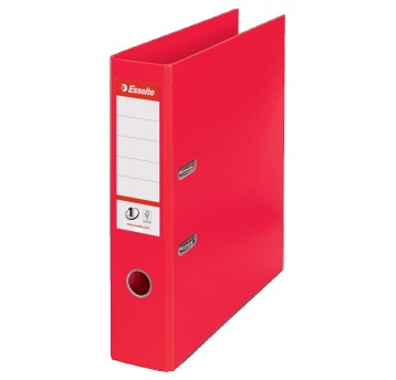 Segregator z mechanizmem A4 75mm ESSELTE No1 Power VIVIDA PP kol. czerwony [624068]