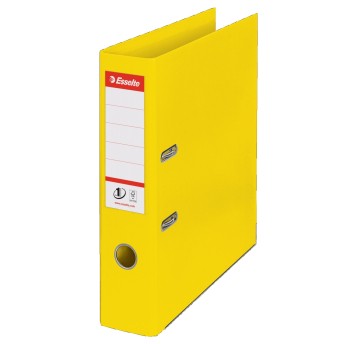 Segregator z mechanizmem A4 75mm ESSELTE No1 Power VIVIDA PP kol. żółty [624070]