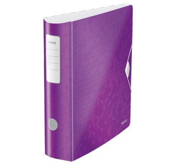 Segregator z mechanizmem A4 75mm LEITZ WOW PP kol. fioletowy [11060062]