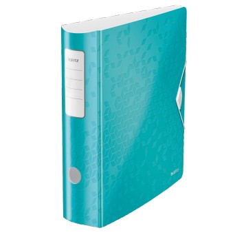 Segregator z mechanizmem A4 75mm LEITZ WOW PP kol. turkusowy [11060051]