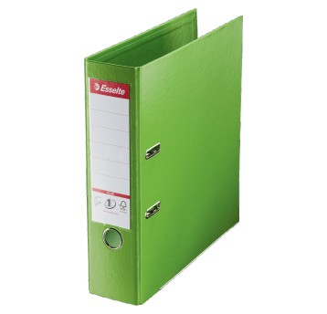 Segregator z mechanizmem A4 80mm ESSELTE No1 Power VIVIDA PLUS PP kol. zielony [81186]