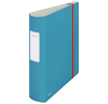 Segregator z mechanizmem A4 80mm LEITZ Cosy 180° PP kol. niebieski [10380061]