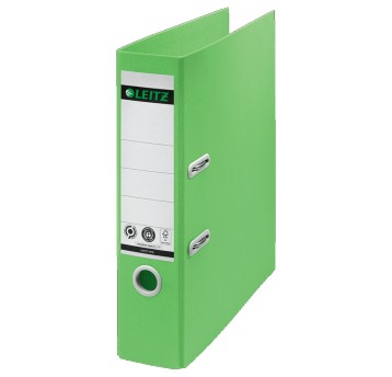 Segregator z mechanizmem A4 80mm LEITZ RECYCLE karton kol. zielony [10180055]
