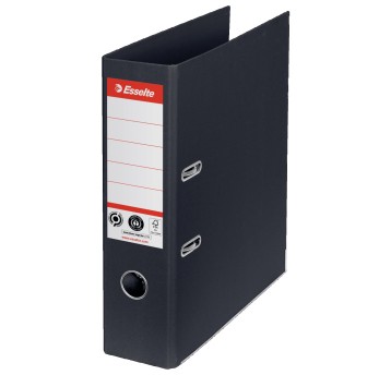 Segregator z mechanizmem ekologiczny A4 75mm ESSELTE karton kol. czarny [627569]