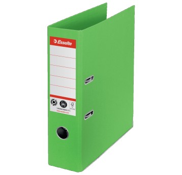 Segregator z mechanizmem ekologiczny A4 75mm ESSELTE karton kol. zielony [627567]