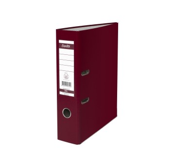 Segregator z mechanizmem ekologiczny A4 80mm BANTEX XXL PP kol. bordowy [100551791]