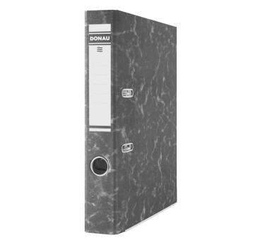 Segregator z mechanizmem ekonomiczny A4 50mm DONAU ECO karton kol. czarny [3847001PL-01]