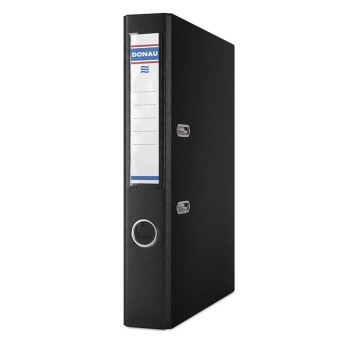 Segregator z mechanizmem ekonomiczny A4 50mm DONAU MASTER PP kol. czarny [3950001PL-01]