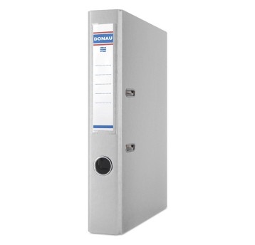 Segregator z mechanizmem ekonomiczny A4 50mm DONAU MASTER PP kol. szary [3950001PL-13]