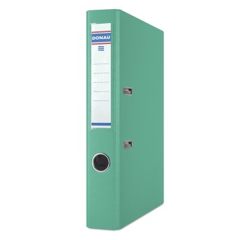 Segregator z mechanizmem ekonomiczny A4 50mm DONAU MASTER PP kol. turkusowy [3950001PL-24]