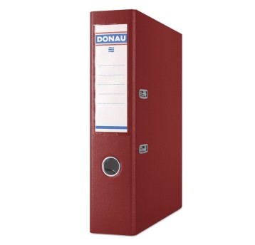 Segregator z mechanizmem ekonomiczny A4 75mm DONAU MASTER PP kol. bordowy [3970001PL-05]