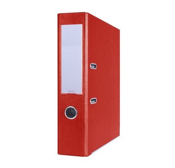 Segregator z mechanizmem ekonomiczny NN A4 75mm ESSELTE PP kol. czerwony [624424]