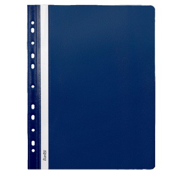 Skoroszyt oczkowy A4 BANTEX EVO 3229 plastikowy kol. granatowy miękki [400076701]