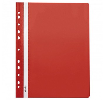 Skoroszyt oczkowy A4 BANTEX EVO plastikowy kol. czerwony miękki [400076707]