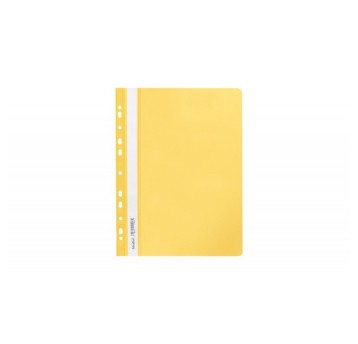 Skoroszyt oczkowy A4 BIURFOL plastikowy kol. żółty miękki [SPP-02-04]