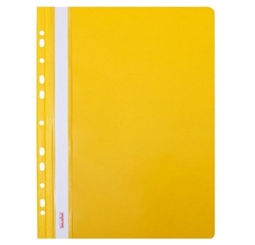 Skoroszyt oczkowy A4 BIURFOL plastikowy kol. żółty twardy [ST-02-04]