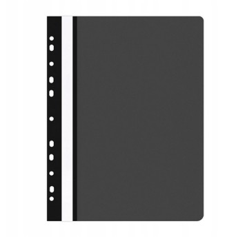 Skoroszyt oczkowy A4 OFFICE PRODUCTS plastikowy kol. czarny miękki [21104121-05]