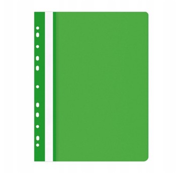 Skoroszyt oczkowy A4 OFFICE PRODUCTS plastikowy kol. zielony miękki [21104121-02]