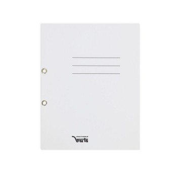 Skoroszyt oczkowy A4 WARTA kartonowy kol. biały [1824-323-004]