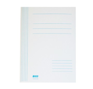 Skoroszyt uniwersalny A4 BIGO papierowy kol. szary z fałdą