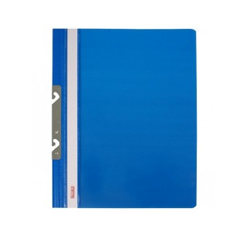 Skoroszyt uniwersalny A4 BIURFOL plastikowy kol. niebieski twardy z metalową zawieszką [ST-10-03]