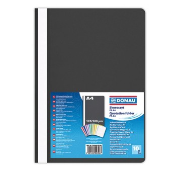 Skoroszyt uniwersalny A4 DONAU plastikowy kol. czarny [1702001PL-01]