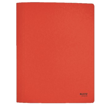 Skoroszyt uniwersalny A4 LEITZ RECYCLE 3904 kartonowy kol. czerwony [39040025]
