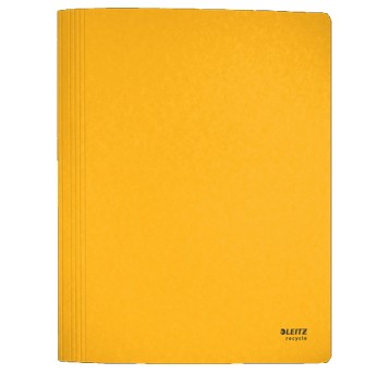 Skoroszyt uniwersalny A4 LEITZ RECYCLE 3904 kartonowy kol. żółty [39040015]