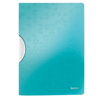 Skoroszyt z klipsem A4 LEITZ WOW plastikowy kol. turkusowy [41850051]
