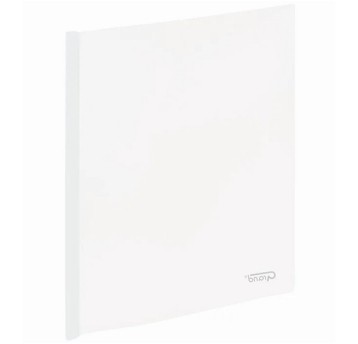 Skoroszyt zaciskowy A4 GRAND plastikowy kol. biały [9111]