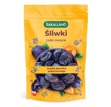 Śliwki suszone BAKALLAND Kalifornijskie 100g
