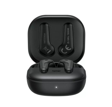 Słuchawki douszne bezprzewodowe z mikrofonem USB-C SAVIO TWS-12 kol. czarny Bluetooth [SAVSLTWS-12]