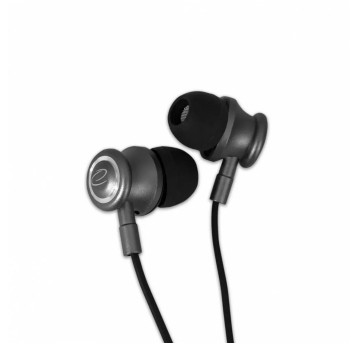 Słuchawki douszne przewodowe z mikrofonem Minijack ESPERANZA kol. czarny [EH206K]