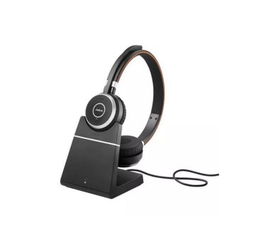 Słuchawki nauszne bezprzewodowe z mikrofonem Bluetooth JABRA Evolve 65 TE Link 390a UC Stereo kol. czarny z adapterem [6699-833-499]