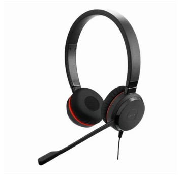 Słuchawki nauszne przewodowe z mikrofonem Minijack JABRA Evolve 30 II Replacement headsets kol. czarny [14401-21]