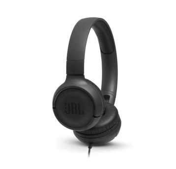 Słuchawki nauszne przewodowe z mikrofonem Minijack JBL T500 Tune kol. czarny [T500BLK]