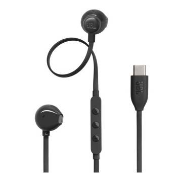 Słuchawki nauszne przewodowe z mikrofonem USB-C JBL TUNE 305C kol. czarny [JBLT305BLK]