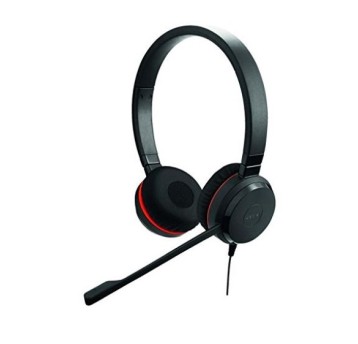 Słuchawki nauszne przewodowe z mikrofonem USB/Minijack JABRA Evolve 30 II MS Stereo kol. czarny [5399-823-309]
