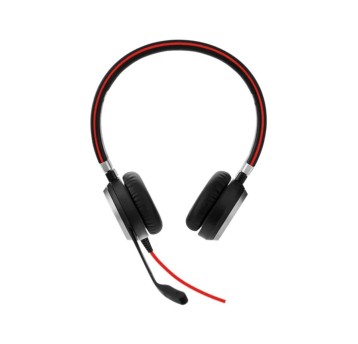 Słuchawki nauszne przewodowe z mikrofonem USB/Minijack JABRA Evolve 40 Duo kol. czarny [6399-829-209]