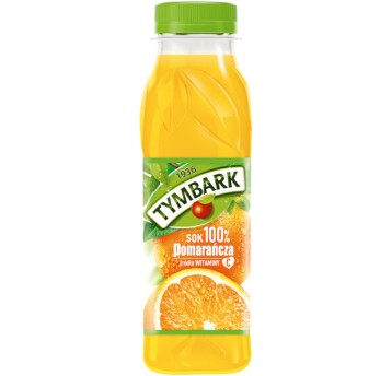 Sok [K] owocowy TYMBARK pomarańcza butelka plastik 300ml 12 szt.