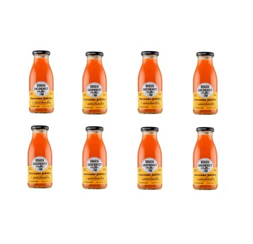 Sok owocowo-warzywny BRACIA SADOWNICY jabłko z marchewką butelka szkło 250ml 8 szt.