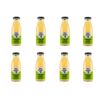 Sok owocowy BRACIA SADOWNICY jabłko z agrestem butelka szkło 250ml 8 szt.