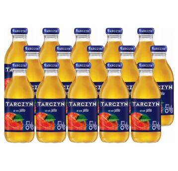 Sok owocowy TARCZYN jabłko butelka szkło 300ml 15 szt.